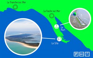 Carte ecole Kitesurf vendée